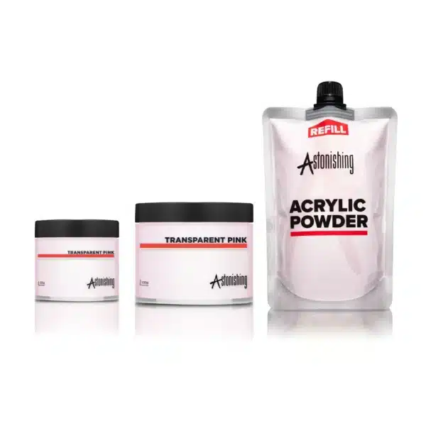 ACRYLIC POWDER TRANSPARENT PINK 25gr - Image 2