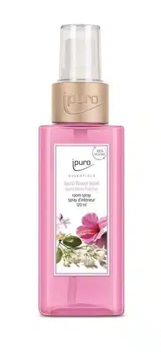 Ipuro Essentials Flower Bowl roomspray van 120 ml voor een bloemige geur in elke ruimte