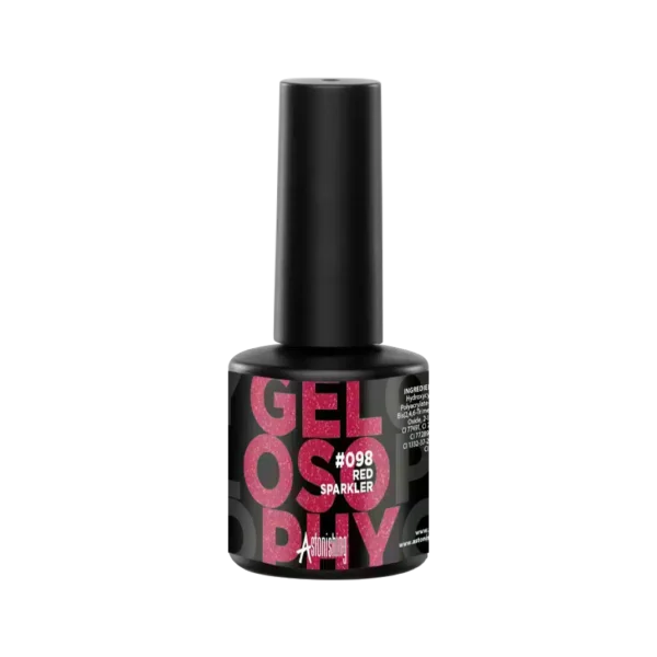 GELOSOPHY #098 RED SPARKLER 7ML