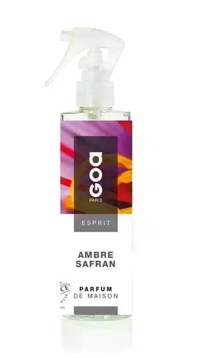 Esprit geurspray van 250 ml met de warme geur Amber saffraan voor een gezellige sfeer