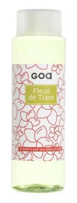 GOA navulling van 250ml in de bloemige geur Tiarebloem voor je geurstokjes thuis