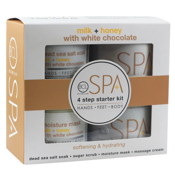 BCL SPA STARTER KIT MILK + HONEY + WHITE CHOCOLATE 4x16OZ - Image 2