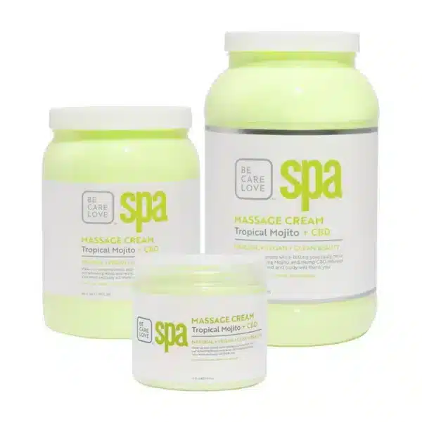BCL SPA MASSAGE CREAM TROPICAL MOJITO + CBD 473ML - Image 2