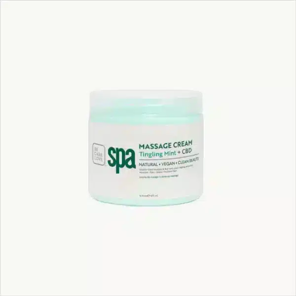 BCL SPA MASSAGE CREAM TINGLING MINT + CBD 473ML
