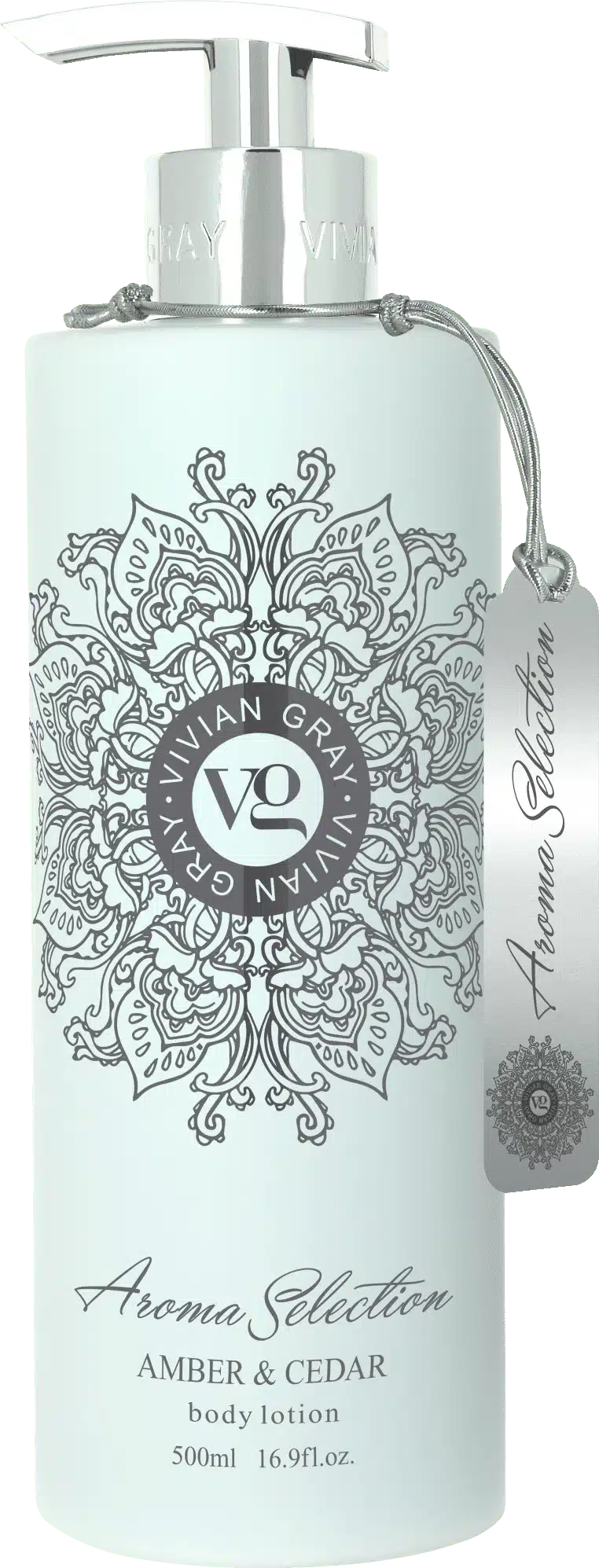 Lait corporel Aroma Selection Amber & Cedar de 500 ml au chaud parfum boisé pour une peau douce