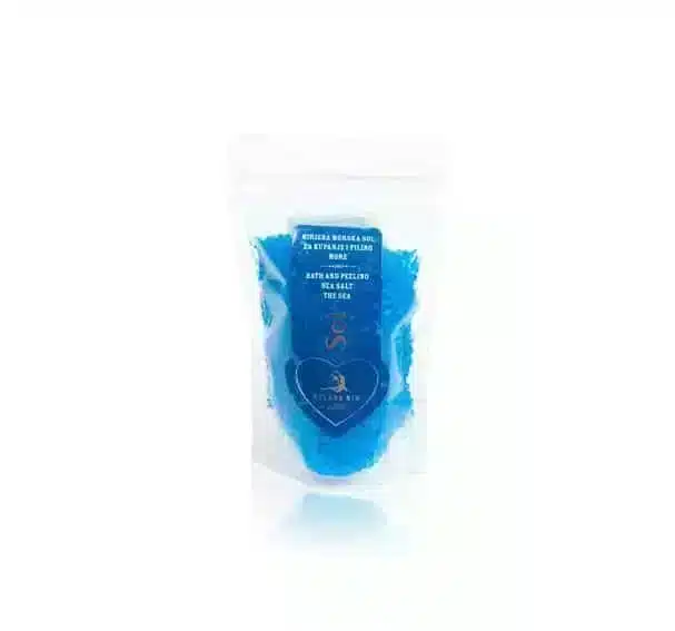 Sel de bain et gommage au parfum Brise marine, 130gr pour un bain relaxant et soignant