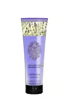 Gel douche relaxant de 250 ml au parfum apaisant de lavande pour une douche rafraîchissante