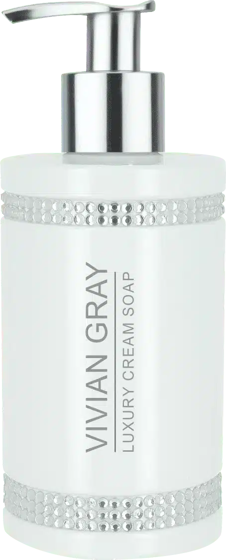 Savon crème White Crystals de 250 ml au parfum raffiné pour des mains douces et soignées