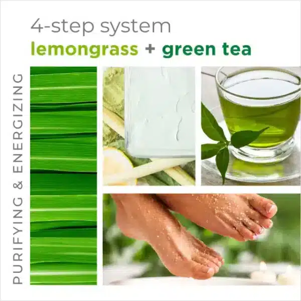 BCL SPA 4-STEP PACKETTE BOXE LEMONGRASS + GREEN TEA - Image 10