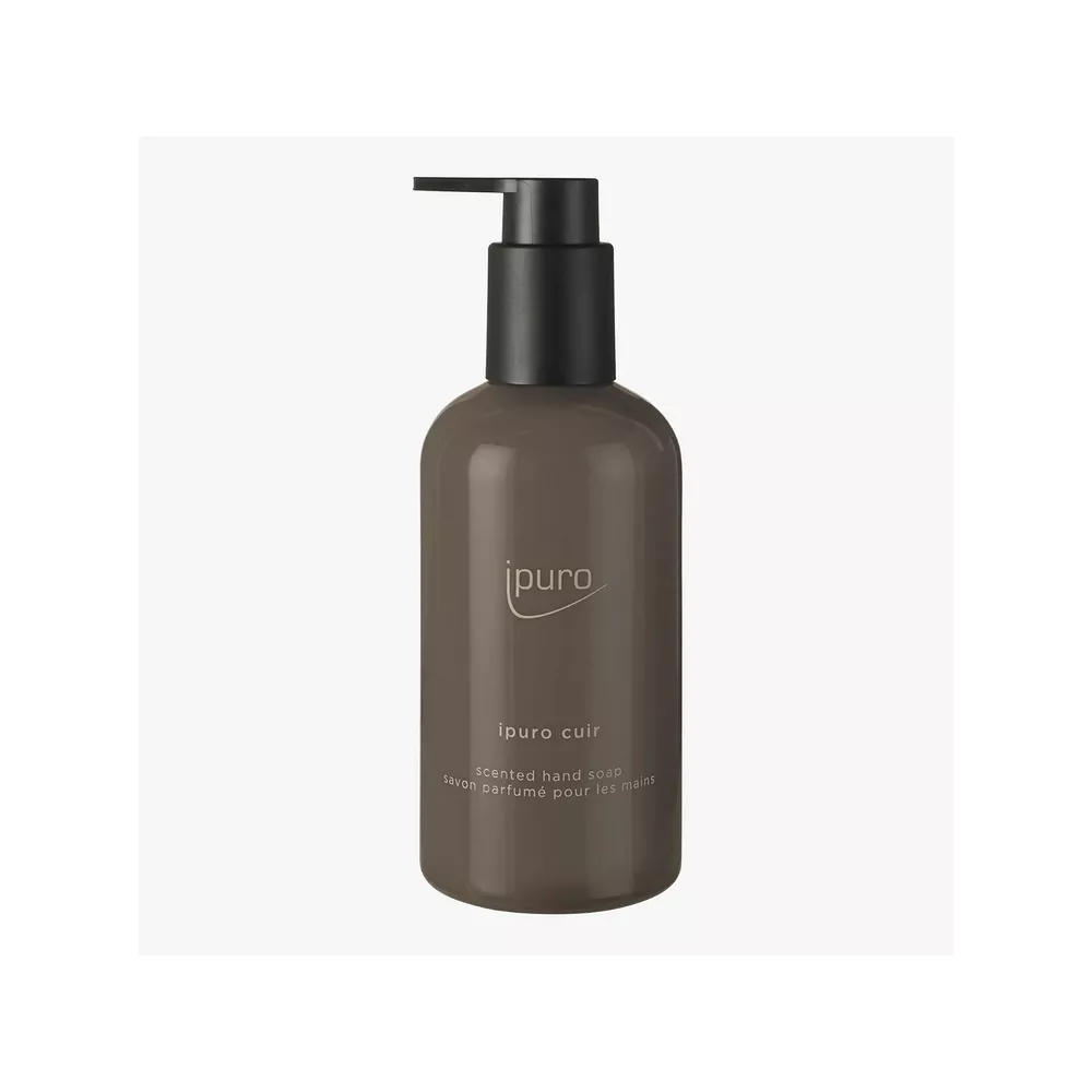 Savon pour les mains Ipuro Classic Cuir de 250 ml au parfum de cuir chaud et raffiné