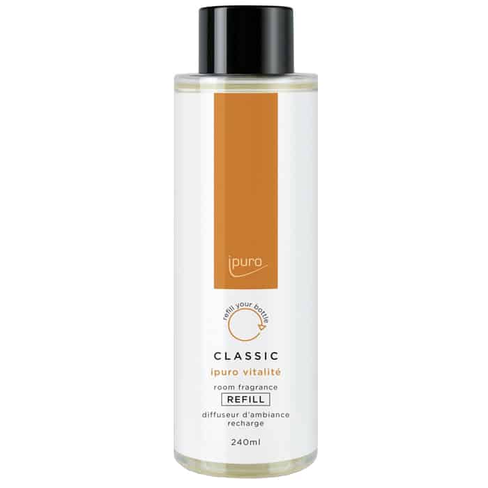Recharge ipuro Classic vitalite de 240ml pour diffuseur de parfum à bâtonnets