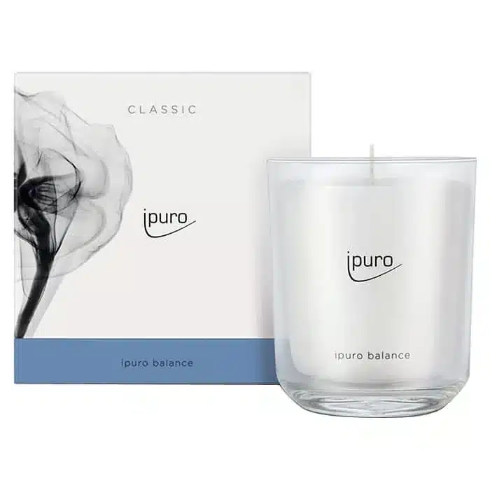 Bougie parfumée Ipuro Classic Balance 270g au parfum harmonieux pour une ambiance apaisante à la maison