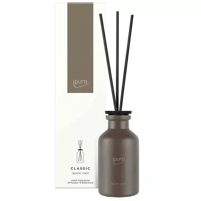 Parfum d'intérieur Ipuro Classic Cuir 240ml au parfum de cuir raffiné pour une ambiance agréable à la maison