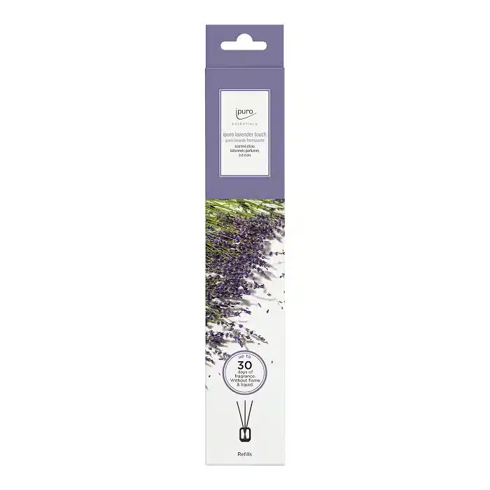 Recharge Essentials Scented Stick Lavender Touch, bâtonnets parfumés au parfum apaisant de lavande