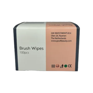Lingettes nettoyantes Brush Wipes, lot de 100 pièces pour pinceaux et accessoires d'ongles