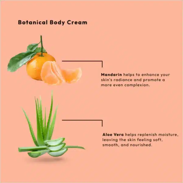 MANDARIN RADIANCE BOTANICAL BODY CREAM 88ML - Image 2