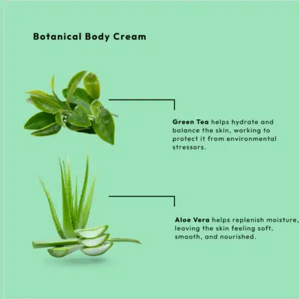 GREEN TEA REVIVE BOTANICAL BODY CREAM 88ML - Image 2