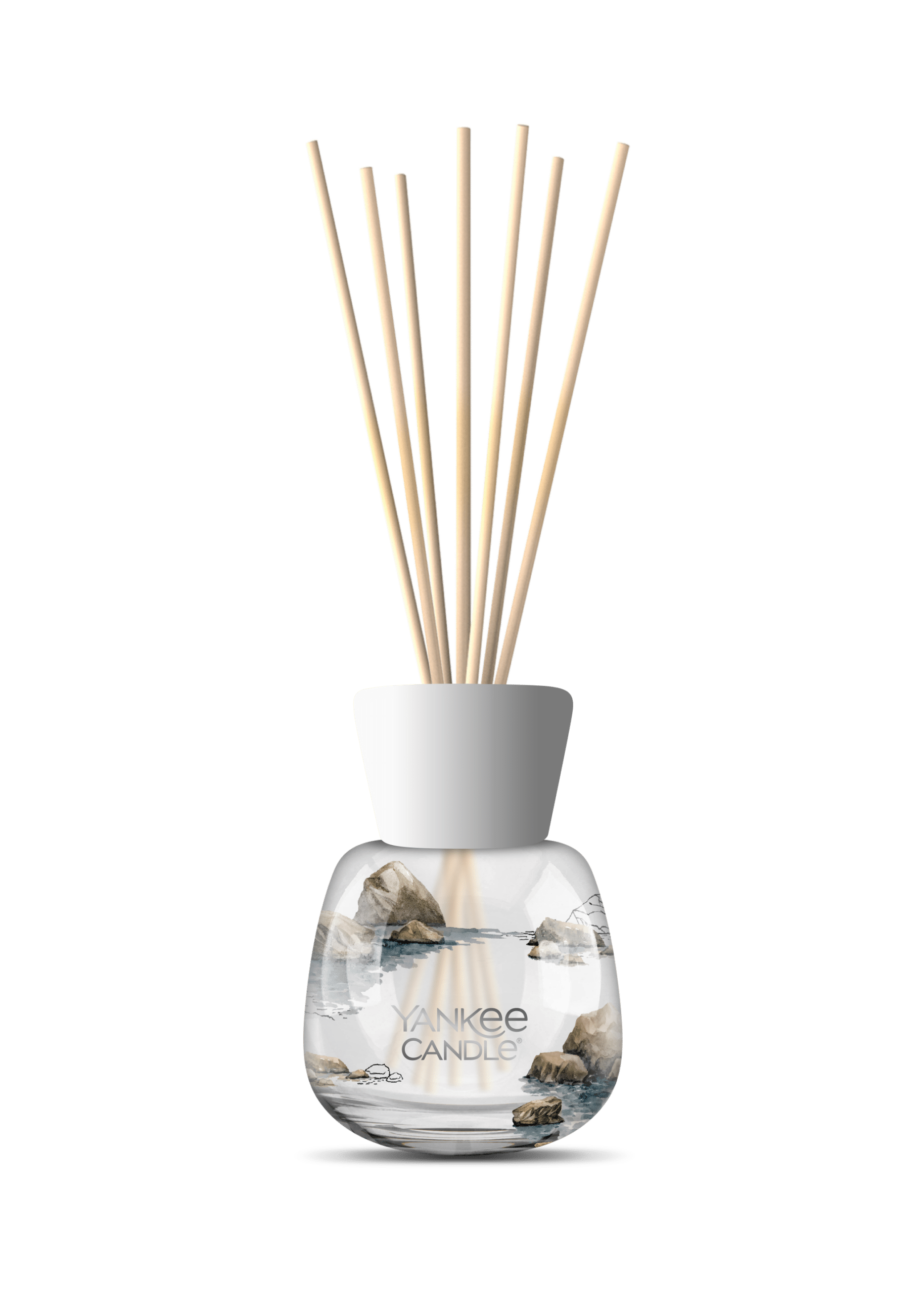Yankee Candle Amber & Sandalwood Signature reed diffuser 100 ml met warme houtige geur