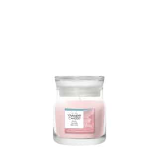Bougie parfumée Yankee Candle Pink Sands Signature small jar pour une expérience olfactive chaude et tropicale