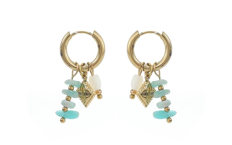 Golden oorbellen Lexi in een goudkleurige afwerking, perfect voor een chique dagelijkse styling
