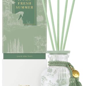 Diffuseur de parfum ipuro Fresh Summer édition limitée, flacon vert et coffret